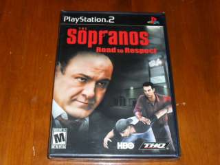 THE SOPRANOS ROAD TO RESPECT PLAYSTATION PS2 NEW SEALED 752919461020 