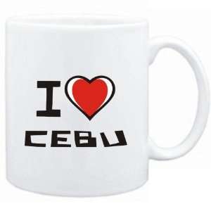  Mug White I love Cebu  Cities