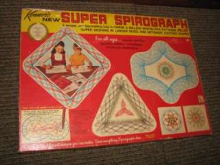 1969 Kenner Super Spirograph, missing parts, see photos  