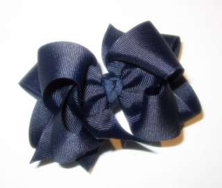 Beautiful Chunky & Spikey Double Layer 4 inch Hair Bow~