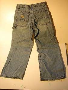Lee Dungarees Boys Carpenter Style Jeans Size 12R Loose  