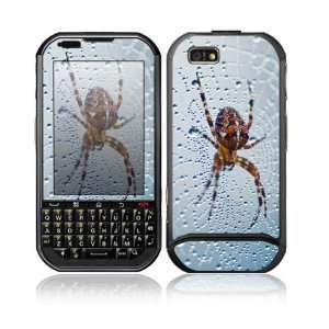 Dewy Spider Design Protective Skin Decal Sticker for Motorola Titanium 