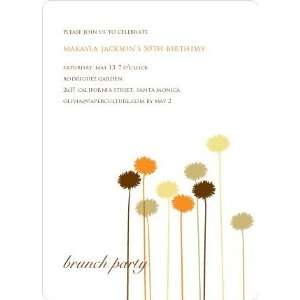 Spring Forward Flower Invitation and Announcement