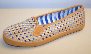 NANETTE LEPORE for KEDS straw woven slip on sneakers  