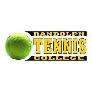  Randolph College Tennis Bar Decal Size B 9 X3.3 Sports 