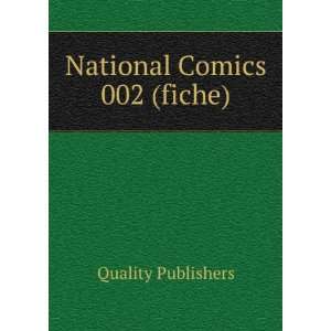  National Comics 002 (fiche) Quality Publishers Books