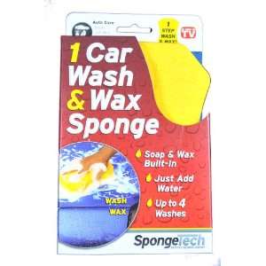  Spongetech Car Wash 1 Step Sponge As Seen On TV