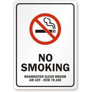 NO SMOKING WASHINGTON CLEAN INDOOR AIR ACT   RCW 70.160 