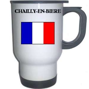  France   CHAILLY EN BIERE White Stainless Steel Mug 
