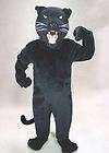 BLACK PANTHER cat MASCOT HEAD Costume Suit Halloween