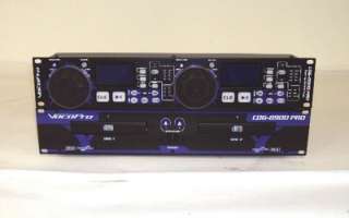 VocoPro CDG8900 PRO Dual Tray CD Player  