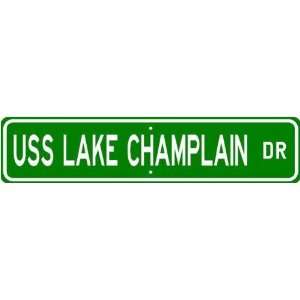  USS LAKE CHAMPLAIN CVS 39 Street Sign   Navy Sports 