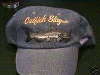 Custom Made catfish slayer fishing hat,catfish fish cap  