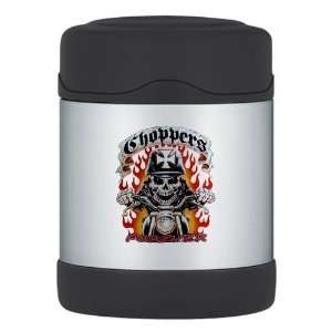  Thermos Food Jar Choppers Forever with Skeleton Biker and 