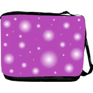  Rikki KnightTM Purple Bubbles Design Messenger Bag   Book 