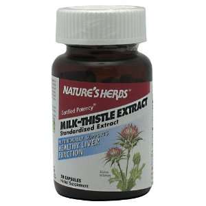   Milk Thistle Extract, Certified Potency, Capsules, 50 capsules Health
