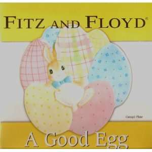  Fitz and Floyd A Good Egg Canape Plate