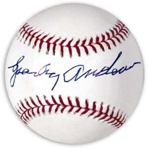  Sparky Anderson Autographed Baseball with 75 76 84 WS 