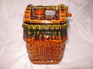 Vintage McCoy Pottery Wishing Well Cookie Jar  
