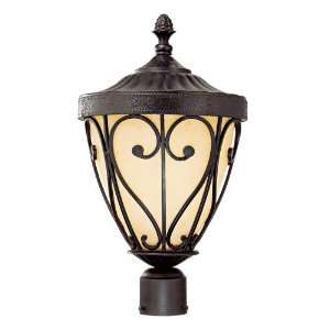  Spanish Iron Collection 23 1/2 High Outdoor Post Light 