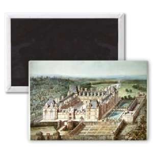  View of the Chateau of Ecouen (w/c on paper)   3x2 inch 