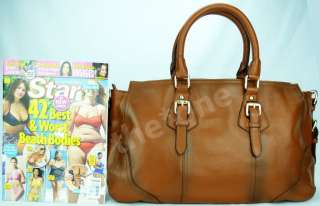 Genuine Real Leather New Celebrity Style Handbag Purse Shoulder Bag 