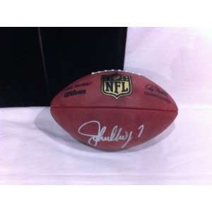   Hand Signed Autographed Official Duke Nfl Football 