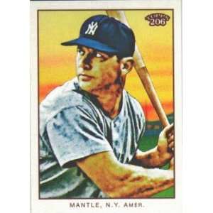  2009 Topps 206 Checklists #5 Mickey Mantle Everything 