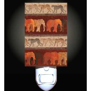  Elephants and Cheetahs Decorative Night Light