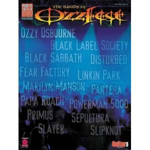  Cherry Lane Bands of Ozzfest Guitar Tab Songbook Musical 