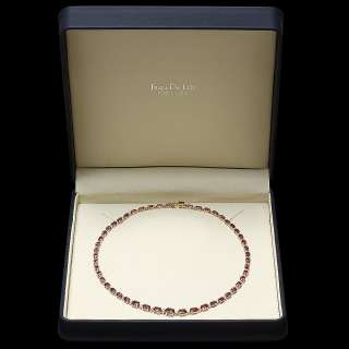 21300 CERTIFIED 14K Y GOLD 25CT TOURMALINE 1.40CT DIAMOND NECKLACE 