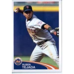   MLB Sticker #180 Ruben Tejada New York Mets Sports Collectibles