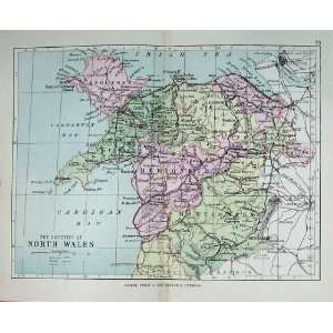   PhilipS Maps England 1888 North Wales Anglesey Colour