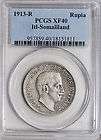 1914 R Italian Somaliland Silver Rupia   PCGS XF45  