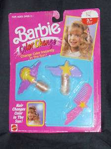 Vintage BARBIE Color Change Hair RARE   1989 by Mattel  