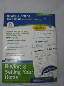 Socrates Buy Sell Your Home Forms Kit Manual CD FSBO  