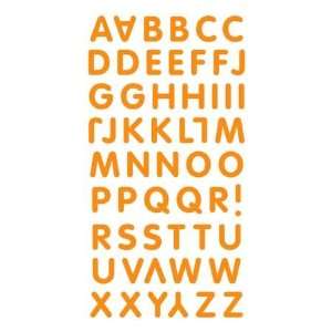  Orange Alphabet