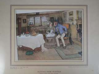 Vintage Pictures From Pickwick Richard Wyman Charles Dickens Print 