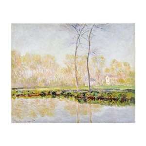  Banks Of The River Epte At Giverny by Claude Monet. size 