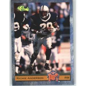  1993 Classic #24 Richie Anderson   New York Jets (RC 