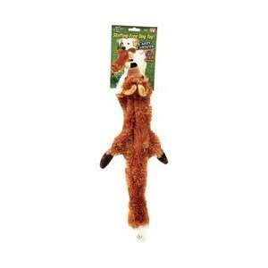 New Crazy Critters Stuffing Free Dog Toy/Fox Squeakers In Head/Tail 22 