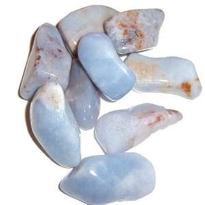   Blue Chalcedony Tumbled Stone  Healing Crystal Energy 