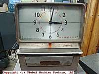 Simplex Time Recorder Co. Manual Time Clock  