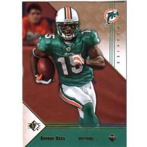  Davone Bess Miami Dolphins 2008 SP Rookie Edition #132 