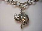 STERLING SILVER ALICE IN WONDERLAND CHESHIRE CAT CH