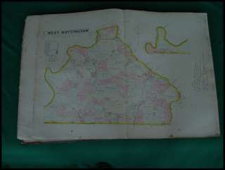 1883 Chester County Pennsylvania Map Atlas geneology  