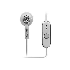  Cellet White 3.5mm Mono Hands Free Headset For Apple 