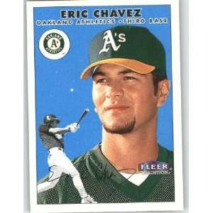  2000 Fleer Tradition #190 Eric Chavez   Oakland Athletics 