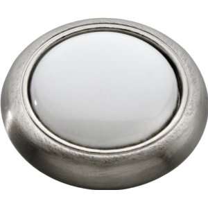 Hickory Hardware P709 SNW Satin Nickel and White Tranquility 