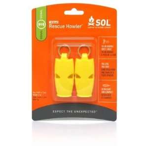  SOL Rescue Howler Whistle 2 Pack